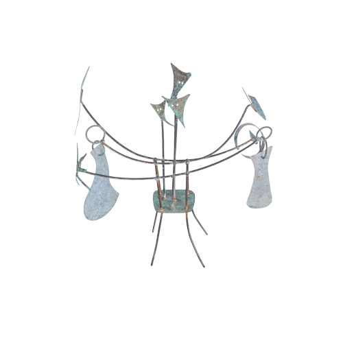 362 - William Black (St Ives, Active 1950s - 1960s)Juggling ActSigned and dated, to baseDimensions:10.25 i... 