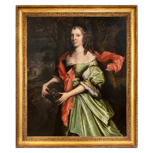 257 - John Michael Wright (1617 - 1694)A portrait of Lady HerriesOil on canvasProvenance: Anonymous sale, ... 