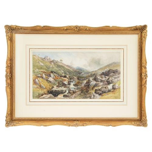 397 - Philip Mitchell (1814 - 1896)A cloudy Highlands hillscape, 1872Watercolour on paperSigned and dated ... 