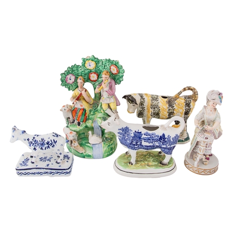 438 - To be sold with no reserveProperty of a LadyEnglish19th/20th CenturyA selection of porcelain figurin... 