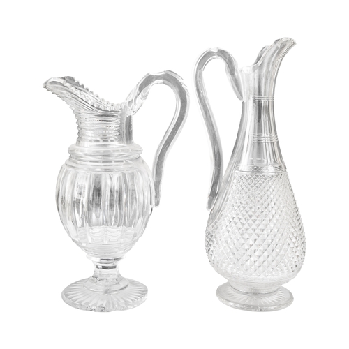 444 - To be sold with no reserveProperty of a Lady20th CenturyTwo cut glass vessels[a] One wine decanter, ... 