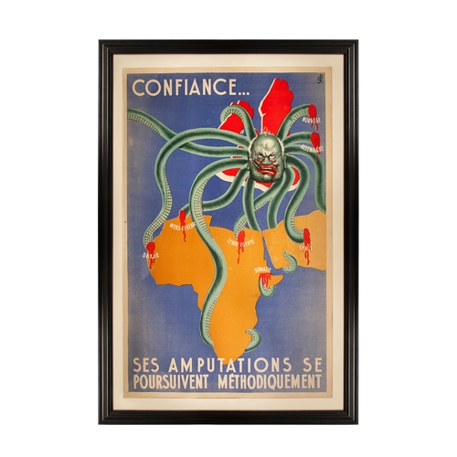 354 - 'Confiance ... Ses Amputations Se Poursuivent Methodiquement', 1942Fine example of this famous Vichy... 