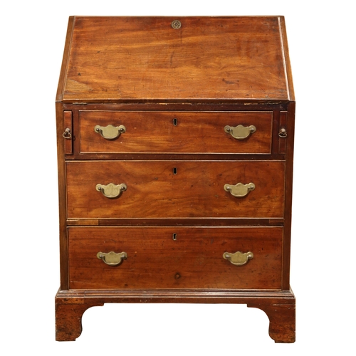 246 - To be sold without reserveProperty of a LadyEarly 19th CenturyA mahogany bureau writing deskWith emb... 