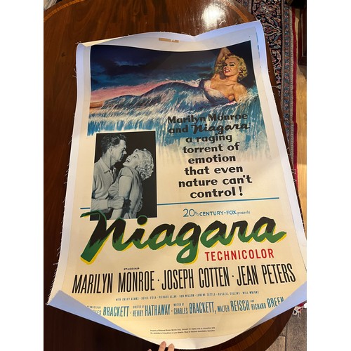 359A - 20th Century Fox1953An original Niagra film posterBacked onto canvasNote:Directed by Henry Hathaway,... 