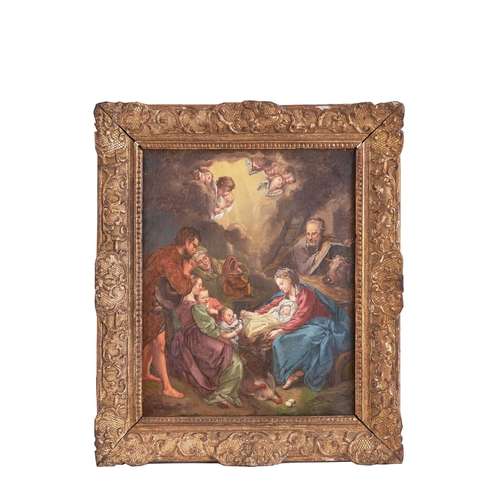 309 - Frenchafter Francois BoucherThe Light of the WorldOil on canvasDimensions:(Canvas) 21.5 in. (H) x 16... 