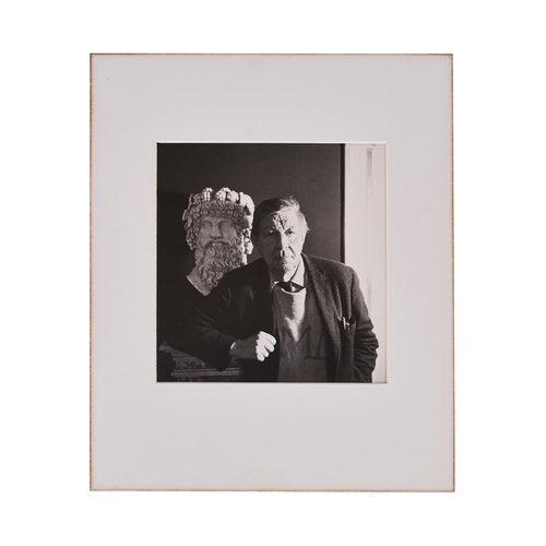 340 - Cecil Beaton (1904 - 1980)W. H. AudenBromide print on white card mountWith inscriptions versoNumbere... 