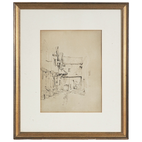 429 - William James Muller (1812 - 1845)St Leonard's Lane, BristolGraphite on paperProvenance: David A. Cr... 