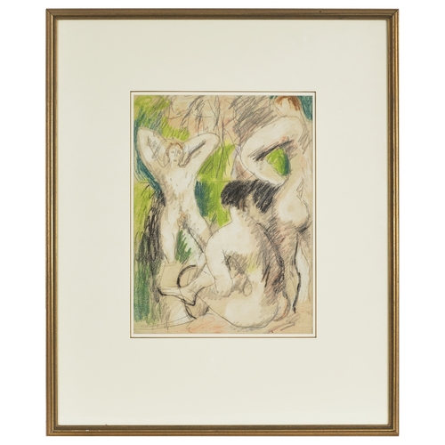 333 - Duncan Grant (1885 - 1978)Nude figures in a landscapeExecuted 1925Mixed media on paperWith inscripti... 