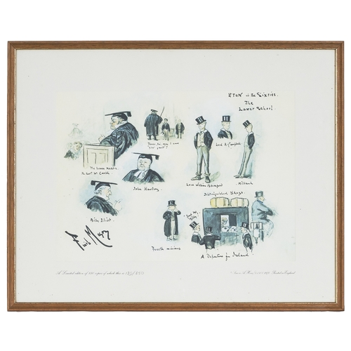 420 - Eton in the 70s, Four prints of Eton CollegeAfter Simon Horn, 1975From a limited edition of 850 Thre... 