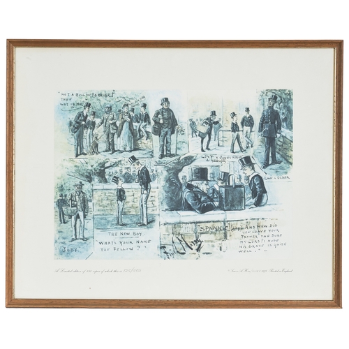 420 - Eton in the 70s, Four prints of Eton CollegeAfter Simon Horn, 1975From a limited edition of 850 Thre... 