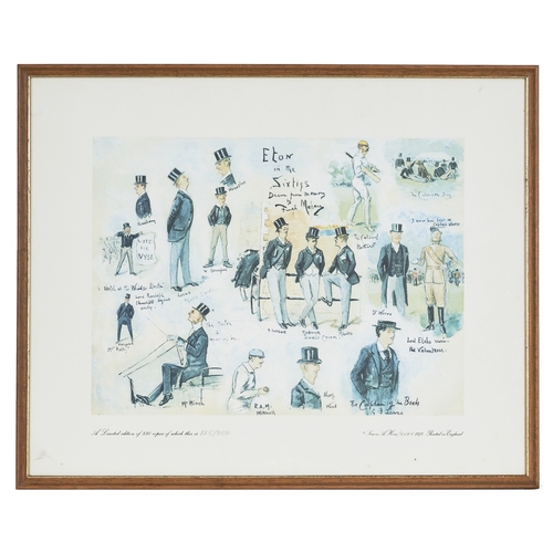 420 - Eton in the 70s, Four prints of Eton CollegeAfter Simon Horn, 1975From a limited edition of 850 Thre... 