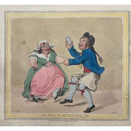 515 - James Gillray (1756 - 1815)My Poll And My Partner JoeHand-coloured etching on paperPublished in Lond... 