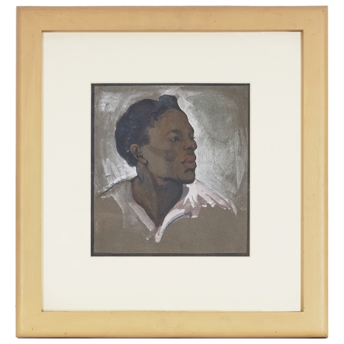 323 - Attributed to Glyn Philpot (1884 - 1937)Circa 1920, probably New YorkPortrait of a black gentlemanGo... 