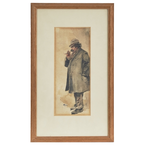 434 - Jean de Paleologu (1855 - 1942)Two costume designsWatercolour on paper[a] A gentleman in historical ... 