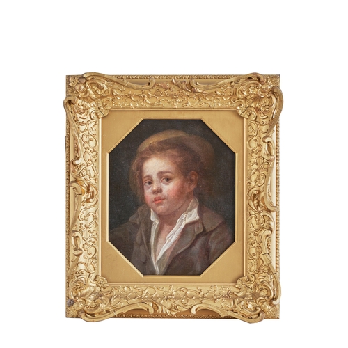 256 - Circle of Greuze (1725 - 1805)Portrait of a boyOil on canvasDimensions:(Canvas) 15.75 in. (H) x 12.5... 