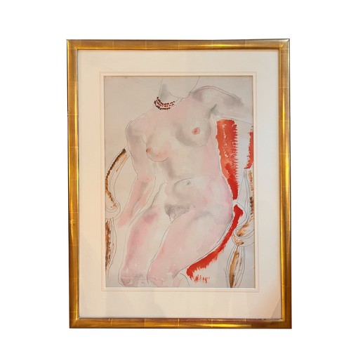 332 - Frank Dobson (1886 - 1963)Female NudeWatercolour and graphite on paperProvenance: BonhamsProperty of... 