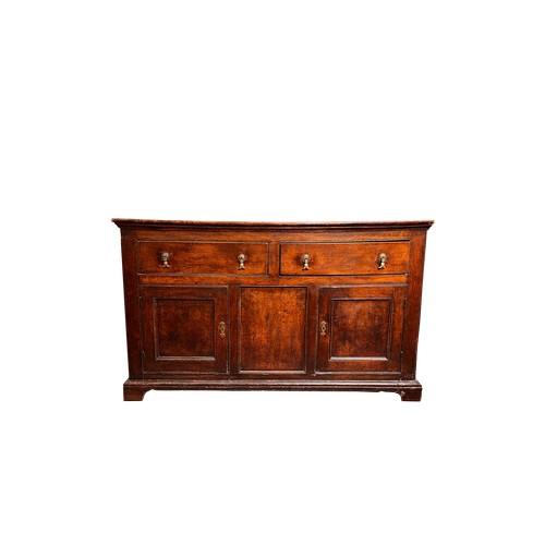 239 - 18th centuryEnglishan oak dresser base, with brass drop handlesDimensions:36 in. (H) x 60 in. (W) x ... 