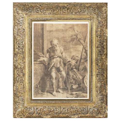 409 - Circle of Salvator Rosa (1615-1672)BelisariusGraphite on paperDimensions:(Paper) 17 in. (H) x 12.5 i... 