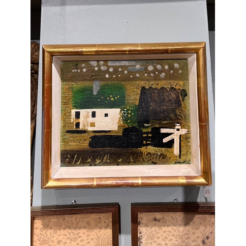 291 - John Piper (1903 - 1992)Wetheringsett, Suffolk, 1960-61Oil on canvas Signed lower right, 'Piper'With... 