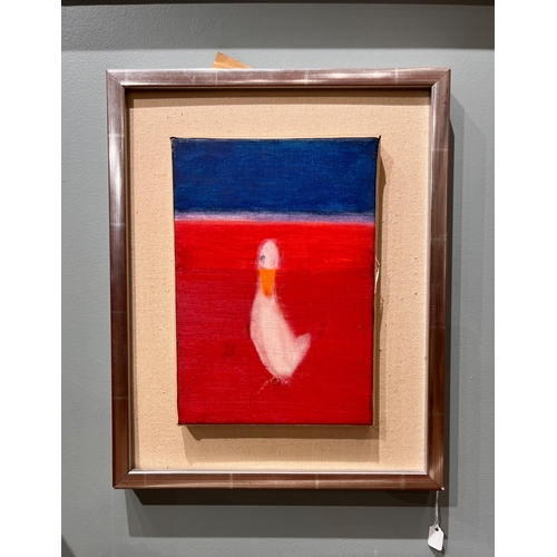 297 - Craigie Aitchison (1926 - 2009)Duck, 1978Oil on canvasProvenance:The New Art Centre, 41 Sloane ... 