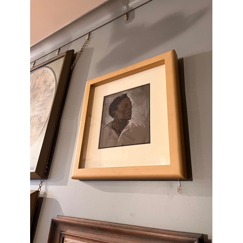 323 - Attributed to Glyn Philpot (1884 - 1937)Circa 1920, probably New YorkPortrait of a black gentlemanGo... 