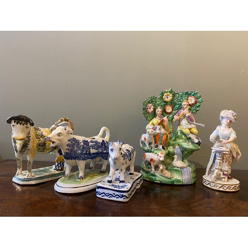 438 - To be sold with no reserveProperty of a LadyEnglish19th/20th CenturyA selection of porcelain figurin... 