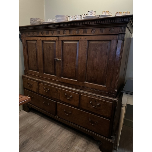 239A - 17th CenturyA large oak dresser