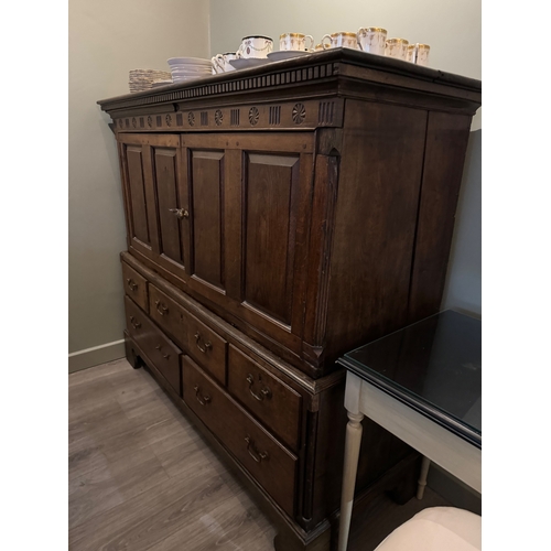 239A - 17th CenturyA large oak dresser