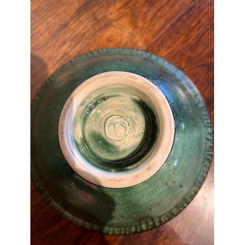 506A - Emmanuel Cooper (1938 - 2012)An emerald green footed bowlTo be sold without reserveDimensions:4 in. ... 