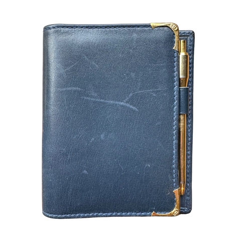 87 - GucciCirca 1980A monogram leather pocket address bookDimensions:4.25 in. (H) x 3.5 in. (W)... 