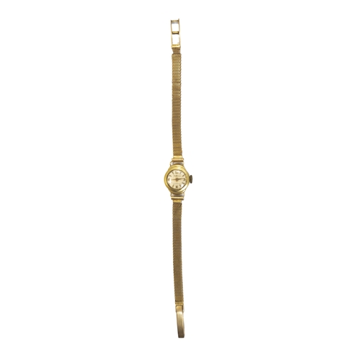 208 - SwissCirca 1940A lady's 18 carat gold Mildia wristwatchWeight: Approx 11.5 grams (without movement);... 