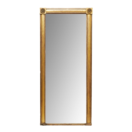 338 - British19th CenturyA tall giltwood pier mirrorDimensions:60 in. (H) x 26.5 in. (W)... 