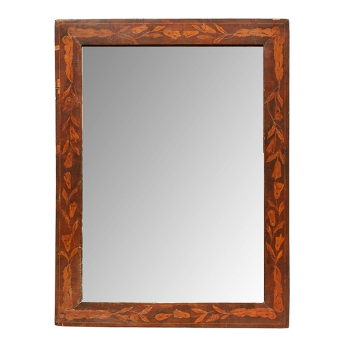 340 - British19th CenturyA marquetry inlay mirrorDimensions:29.5 in. (H) x 22 in. (W)... 