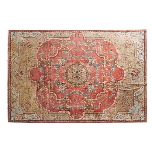 364 - A Balkan Tabriz rugDimensions:156 in. (H) x 119 in. (W)