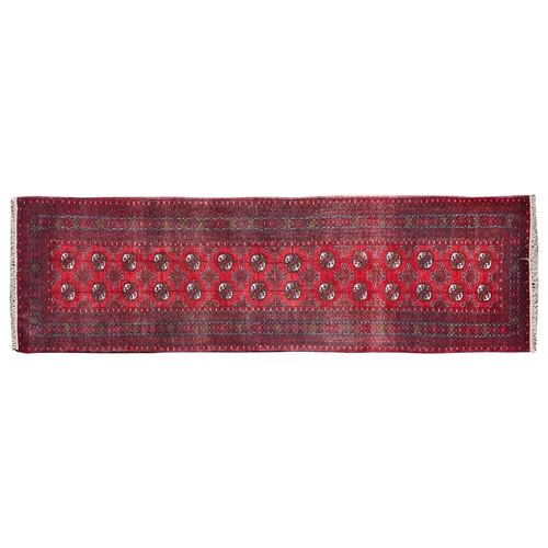 369 - Afghan runner rugDimensions:100 in. (L) x 32 in. (W)