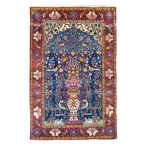 376 - A pair of Isfahan rugsNote one rug has moth damage, viewing advisedDimensions:72 in. (L) x 51 in. (W... 