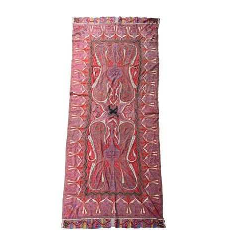 387 - 19th centuryA Kashmiri shawlDimensions:134 in. (L) x 54 in. (W)... 