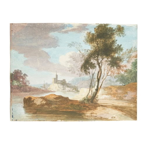 415 - To be sold without reserveAttributed to Paul Sandby (1731-1809), BritishTwo watercolour landscapesWa... 