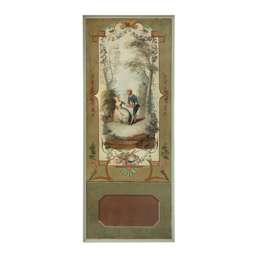 436 - French18th CenturyThe SeasonsA set of four decorative wall panelsEach depicting a seasonal scene wit... 