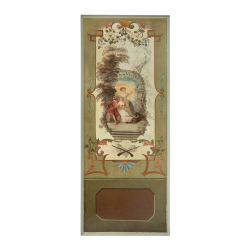 436 - French18th CenturyThe SeasonsA set of four decorative wall panelsEach depicting a seasonal scene wit... 