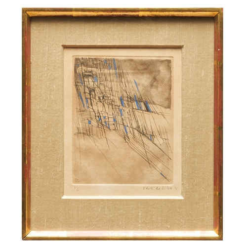 466 - 1956Vieira da Silva (1908-1992), PortugueseAn abstract hand-finished printInscribed lower right 'Vie... 