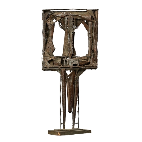 497 - Jerzy Stocki (1913–1997), PolishA large abstract formIron sculptureSigned on baseProvenance:Pierre R... 