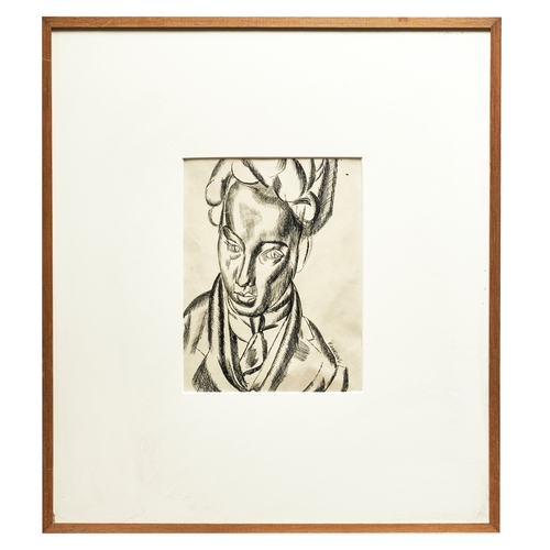 509 - Frank Dobson (1888 - 1963)Portrait of a man, 1921Pen on paperDimensions:(Frame) 23 in. (H) x 20 in. ... 