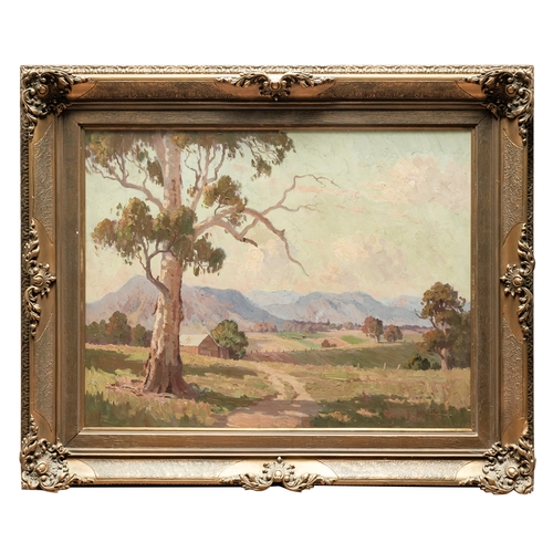 520 - Erik Langker (1898 - 1982)Australian SunlightSigned lower right, 'Erik Langker'Label versoOil o... 