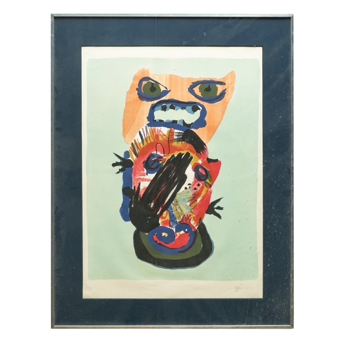 595 - Karel Appel (1921 - 2006)An abstract composition, 1967Lithograph on paperSigned bottom rightNumbered... 