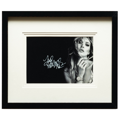 596 - BritishContemporaryA group of four signed photographs of Kate Moss.Photographed by Nick Harvey, Pete... 