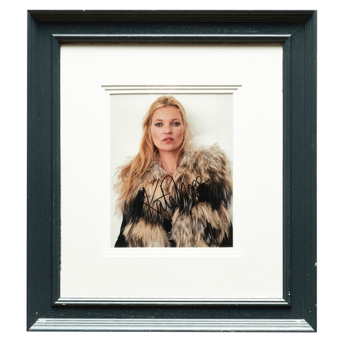 596 - BritishContemporaryA group of four signed photographs of Kate Moss.Photographed by Nick Harvey, Pete... 