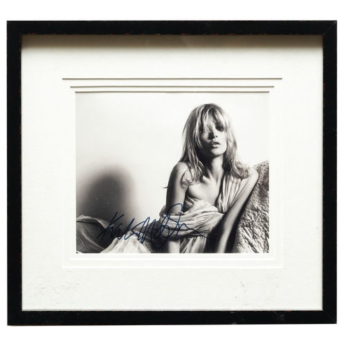 596 - BritishContemporaryA group of four signed photographs of Kate Moss.Photographed by Nick Harvey, Pete... 