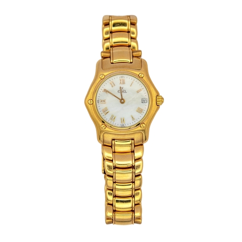 113 - EbelSwissCirca 2015A ladies 18 carat gold 1911 Ebel wristwatch, with original 18 carat gold bracelet... 