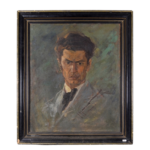 252 - Hussein Mohammed Youssef (1910 - 1975)Portrait of a manOil on canvasSigned lower rightTo be sold wit... 